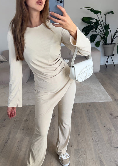 Casual Chic Set Beige