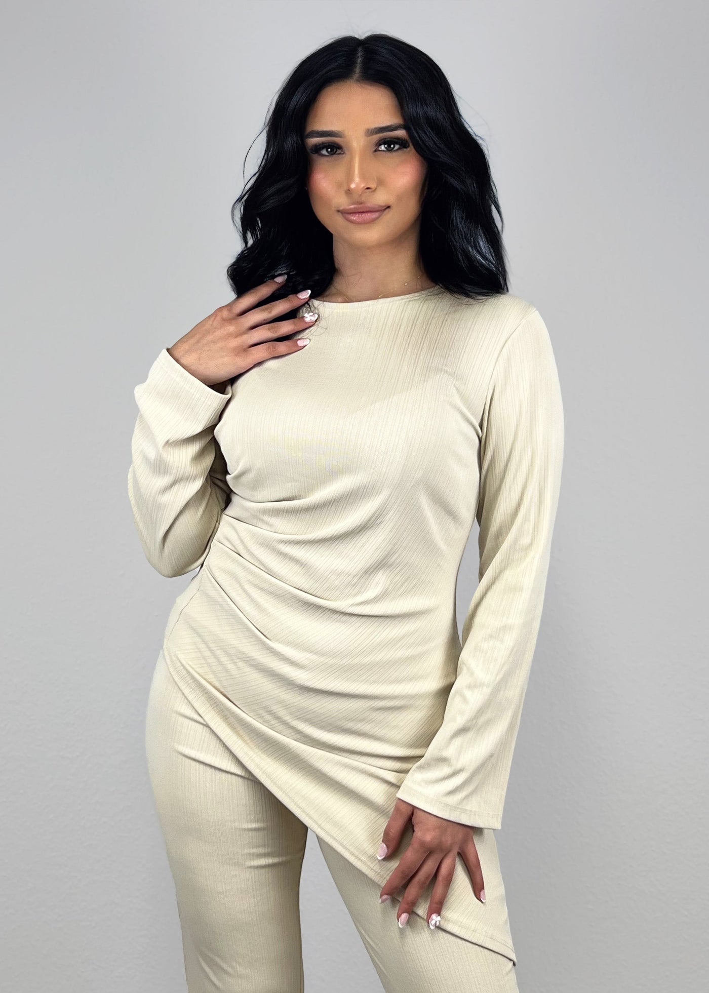 Casual Chic Set Beige