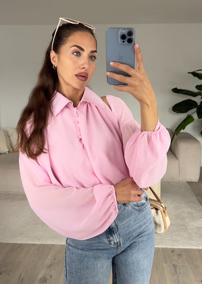 Hemdbluse Rosa