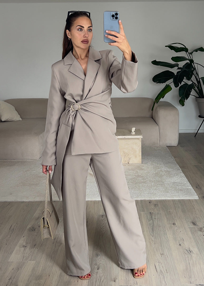 Blazer Set Taupe