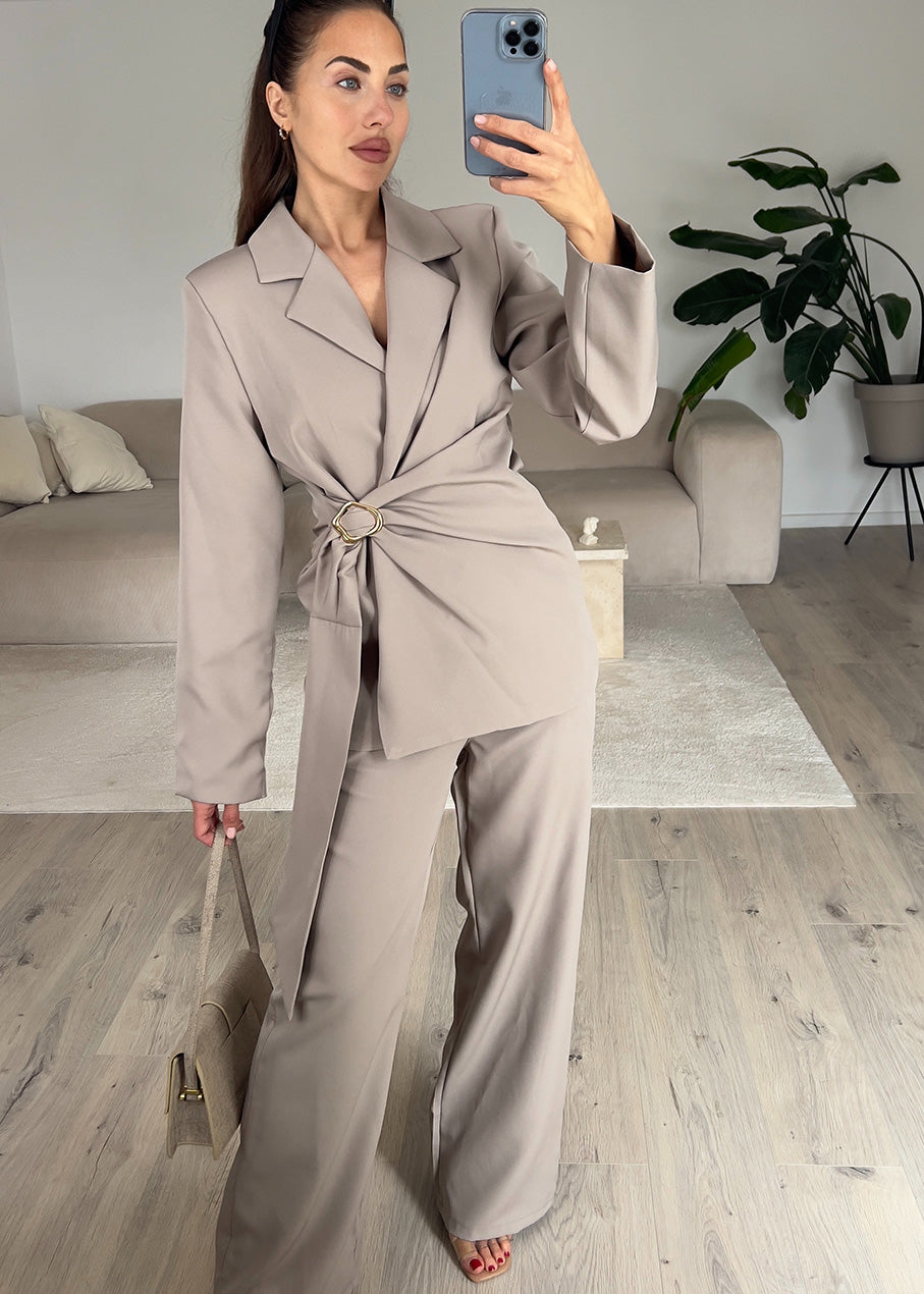 Blazer Set Taupe
