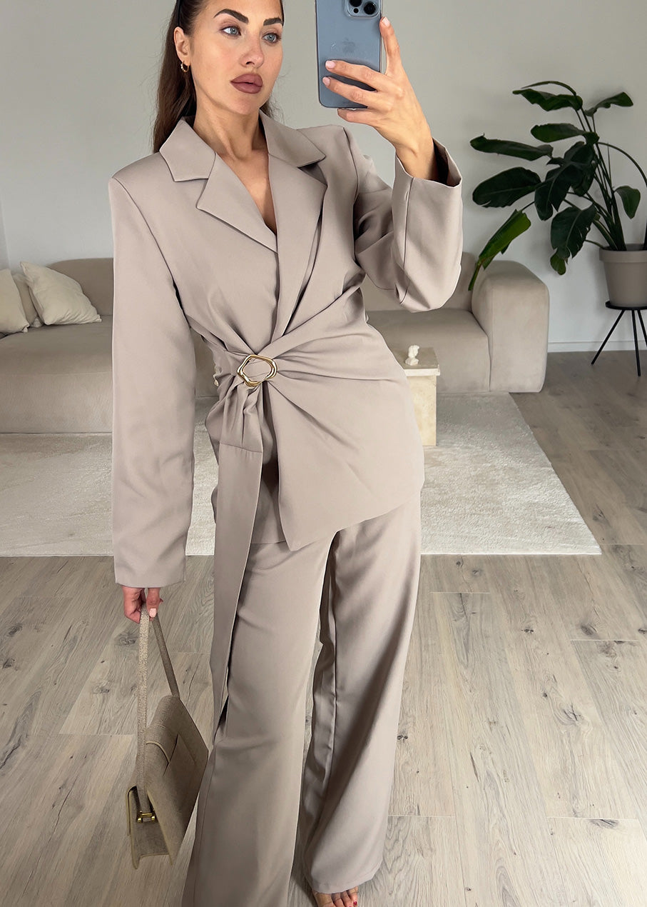 Blazer Set Taupe