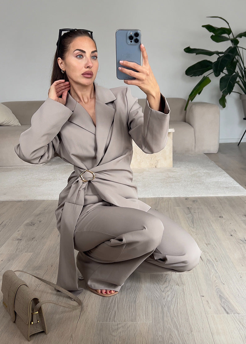 Blazer Set Taupe