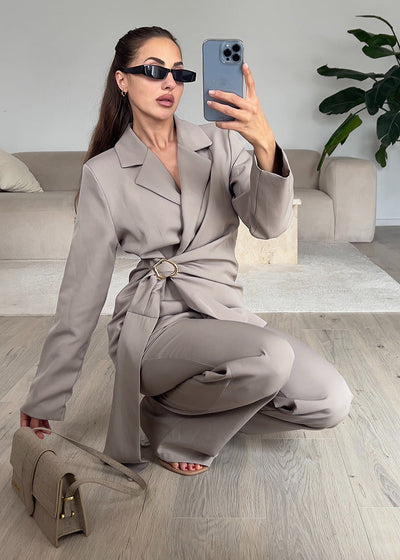 Blazer Set Taupe