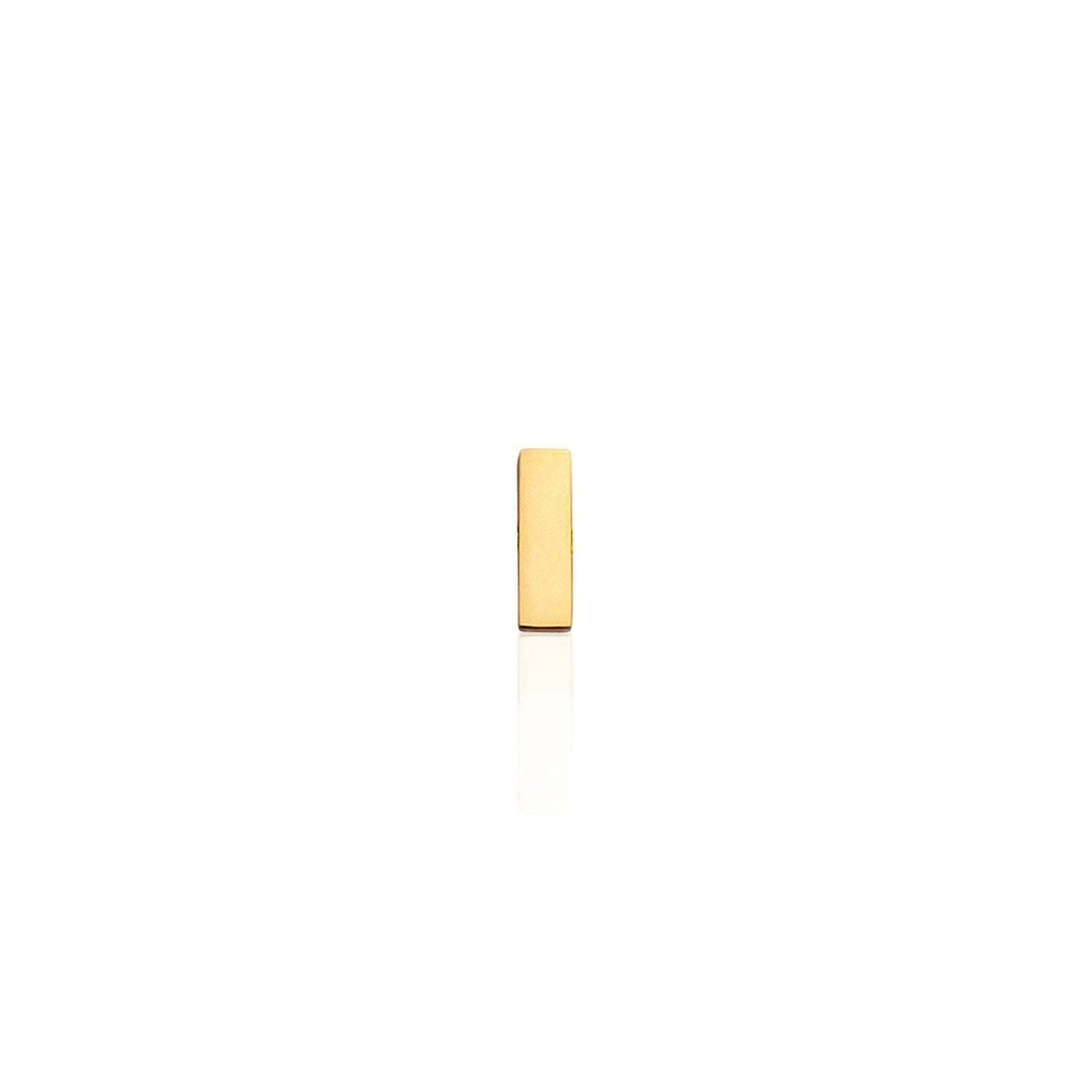 Mini Letter Sphere Chain Necklace (Gold)