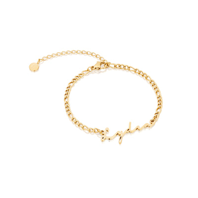Signature Name Bracelet (Gold)
