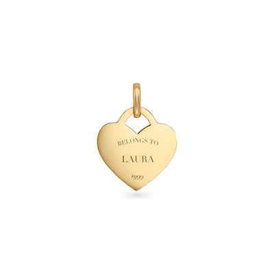 Heart Token Small Beaded Bracelet (Gold)