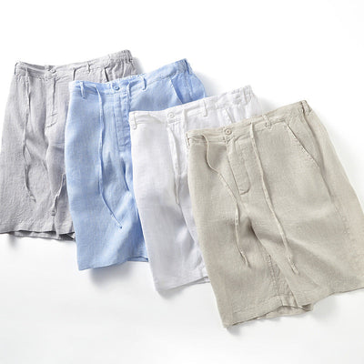 Hochwertige Leinen-Shorts