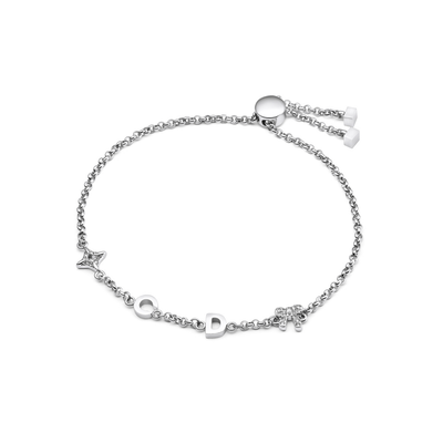 Made Mine Charm Bracelet (Silver)