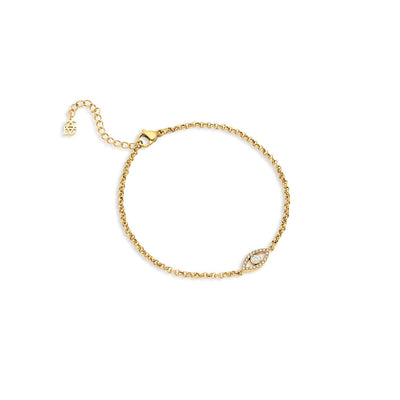 Custom Evil Eye Bracelet (Gold)