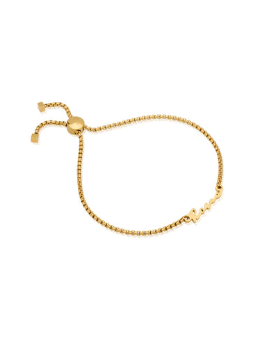 Mini Signature Name Bracelet (Gold)