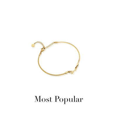 Mini Signature Name Bracelet (Gold)
