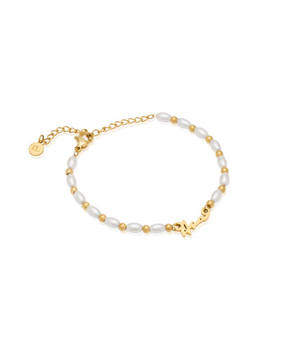 Mini Signature Name Bracelet (Gold)