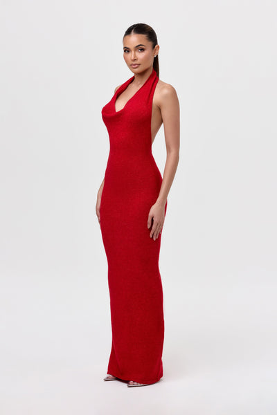 Lunara™ | Halter Maxi Dress