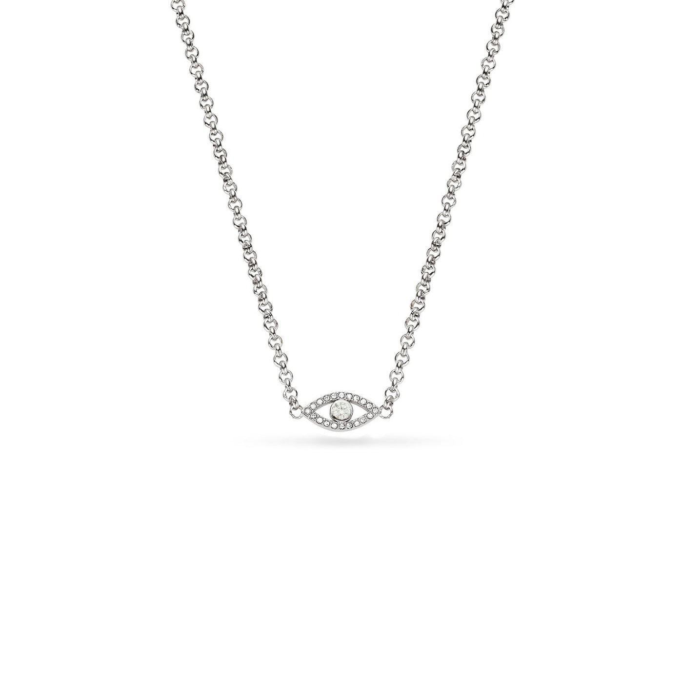 Custom Evil Eye Necklace (Silver)