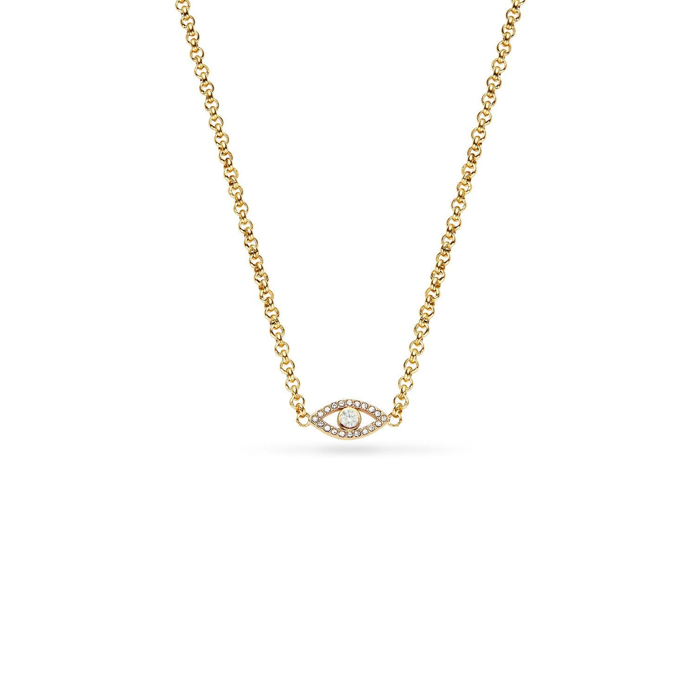 Custom Evil Eye Necklace (Gold)