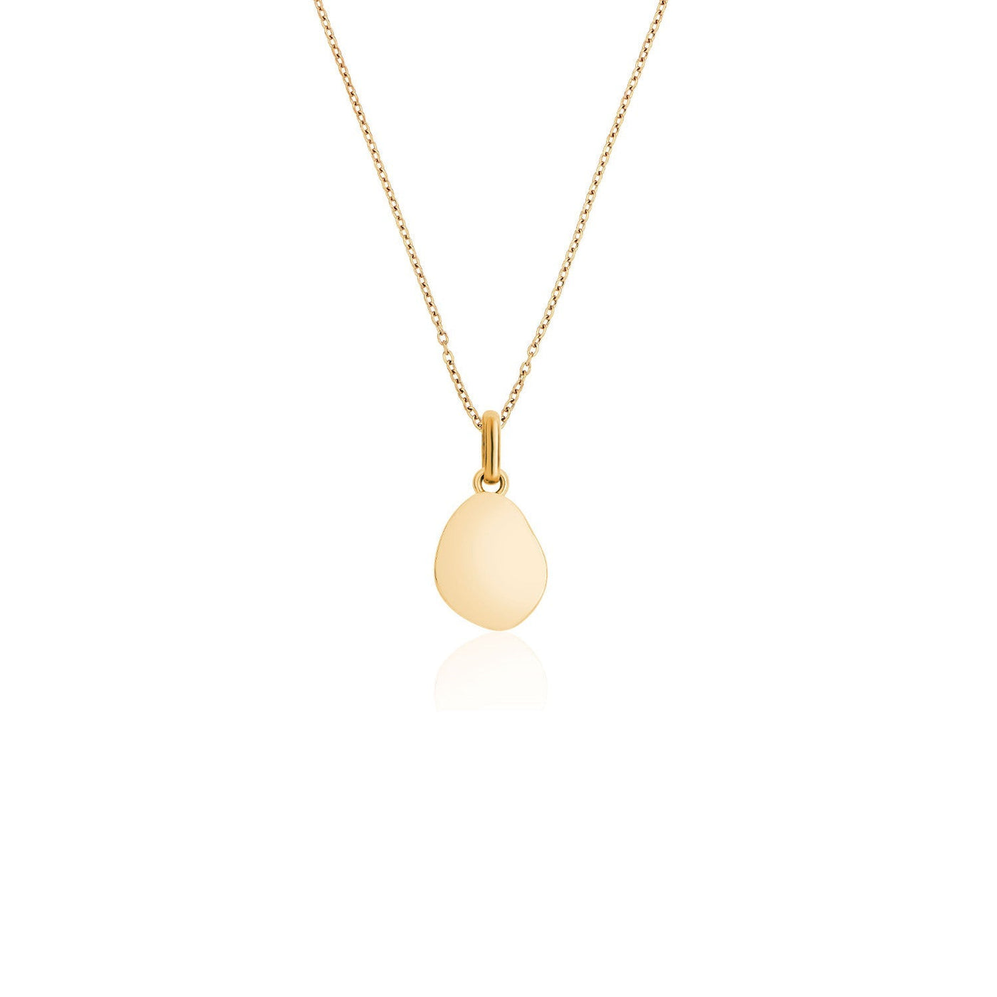 Jade Stone Necklace (Gold)