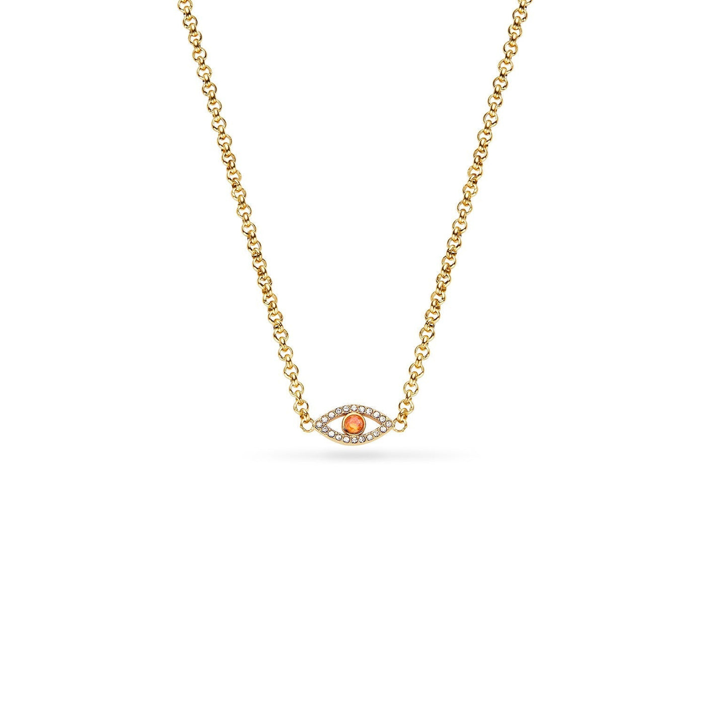 Custom Evil Eye Necklace (Gold)