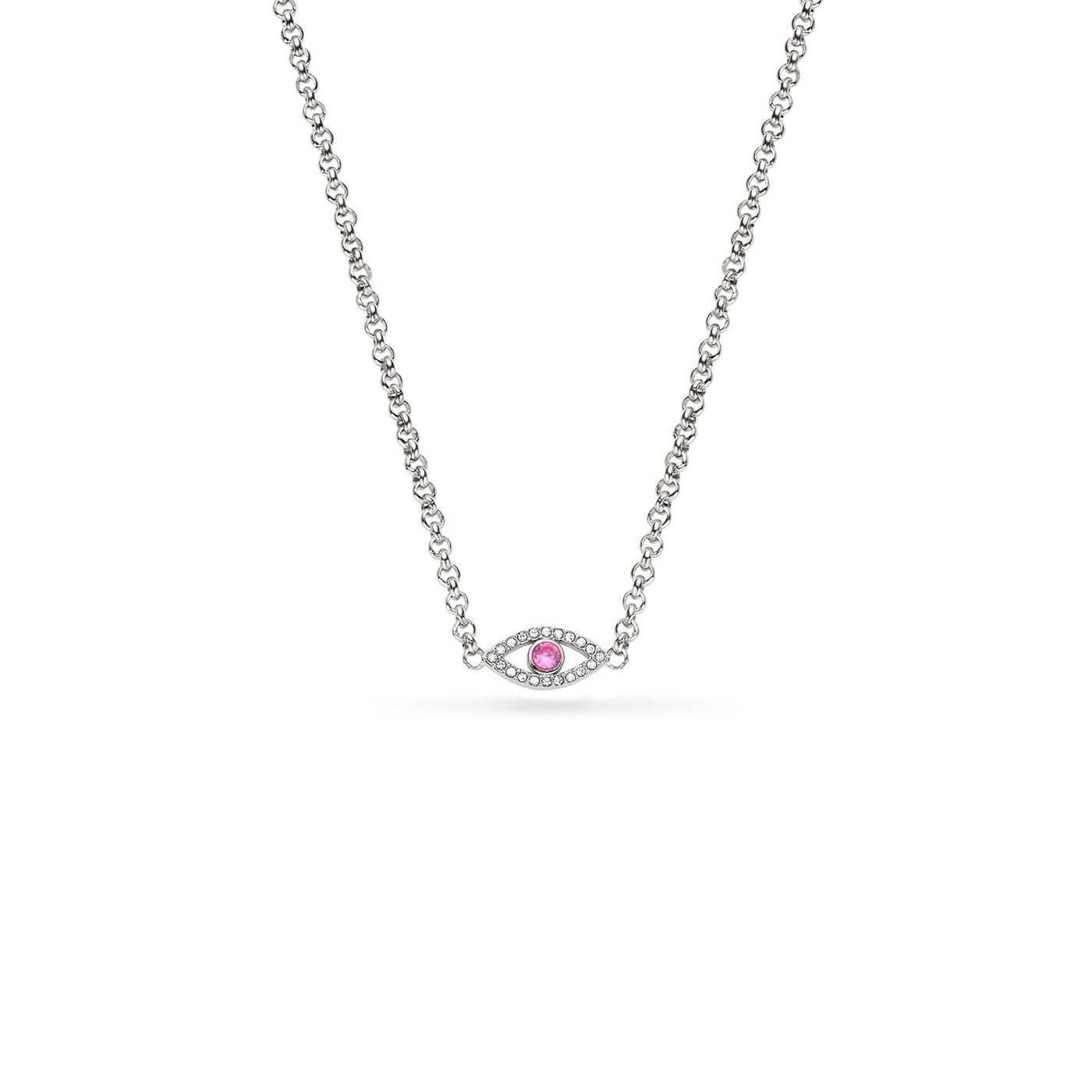 Custom Evil Eye Necklace (Silver)