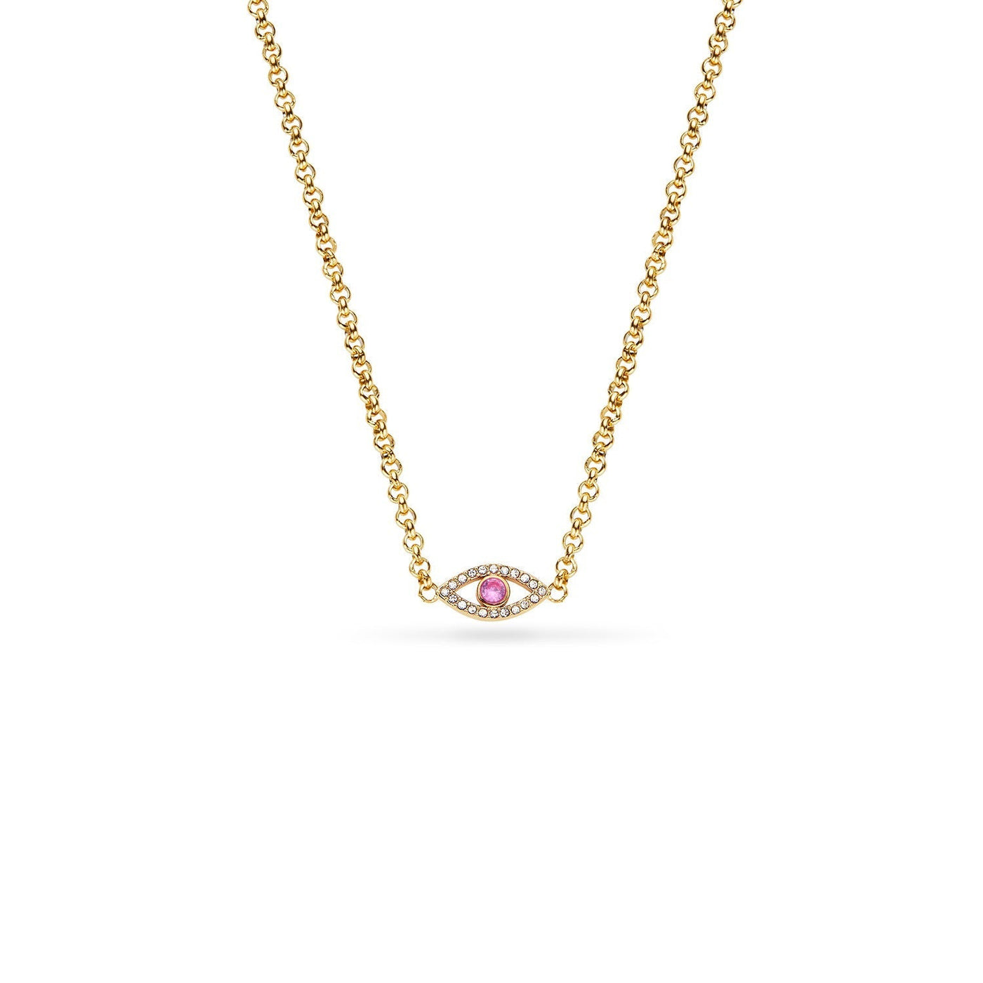 Custom Evil Eye Necklace (Gold)