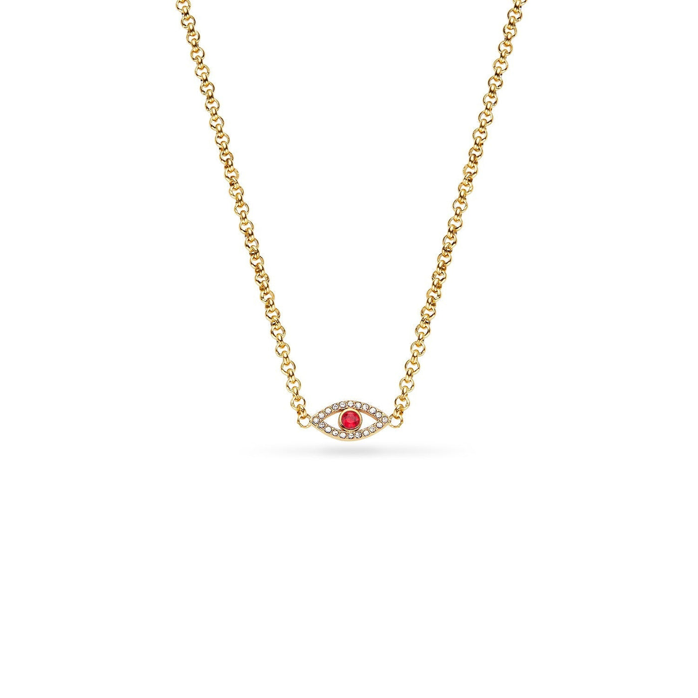 Custom Evil Eye Necklace (Gold)