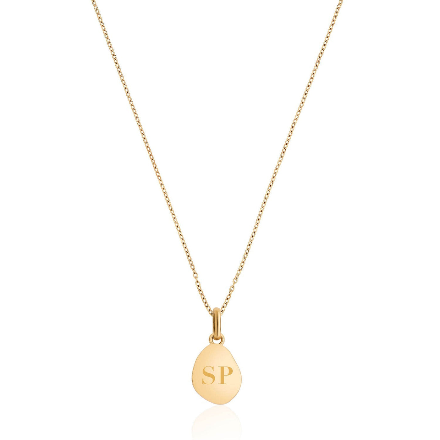 Jade Stone Necklace (Gold)