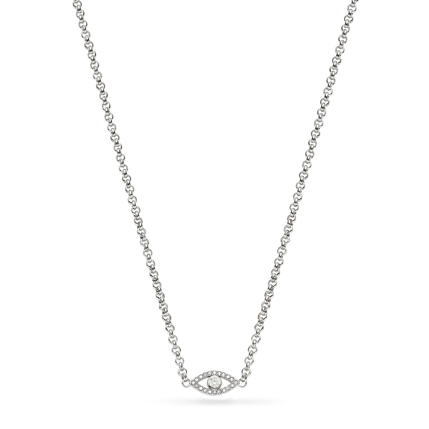 Custom Evil Eye Necklace (Silver)