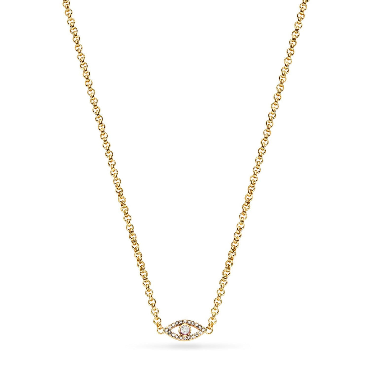 Custom Evil Eye Necklace (Gold)