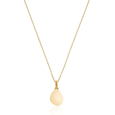 Jade Stone Necklace (Gold)