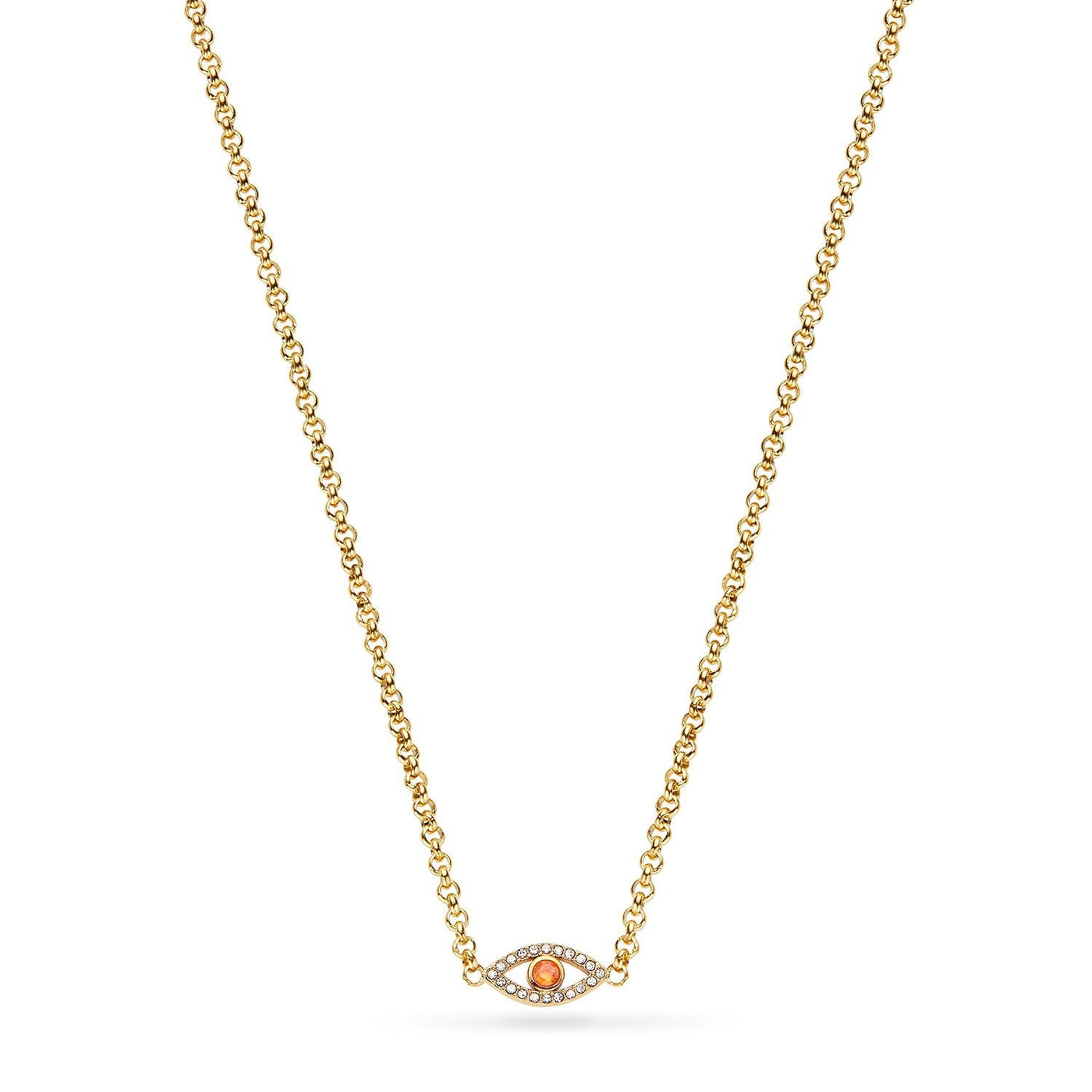Custom Evil Eye Necklace (Gold)