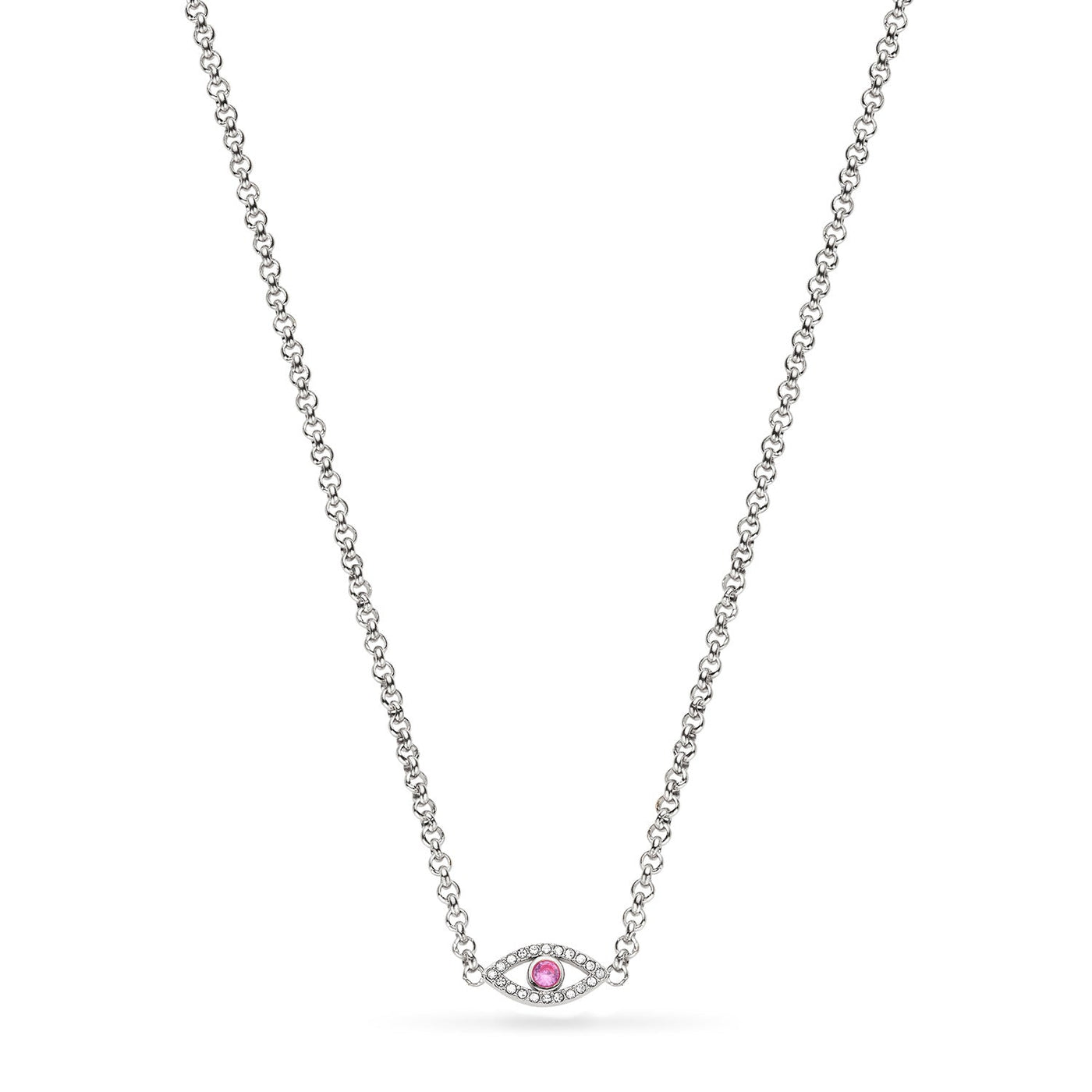 Custom Evil Eye Necklace (Silver)