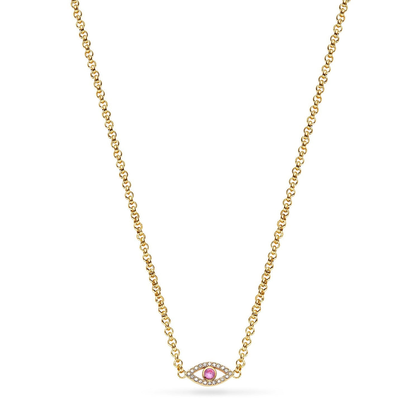 Custom Evil Eye Necklace (Gold)