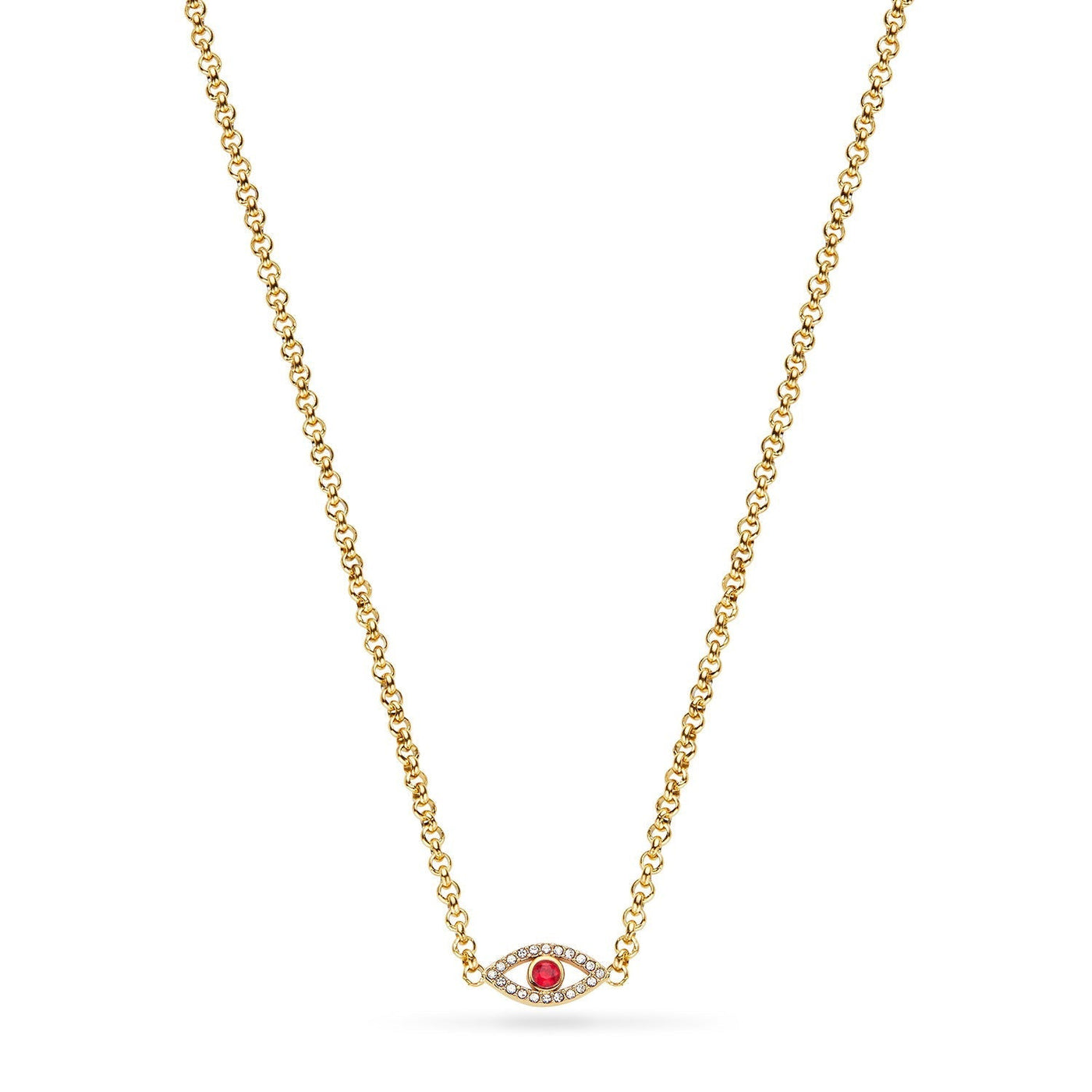 Custom Evil Eye Necklace (Gold)