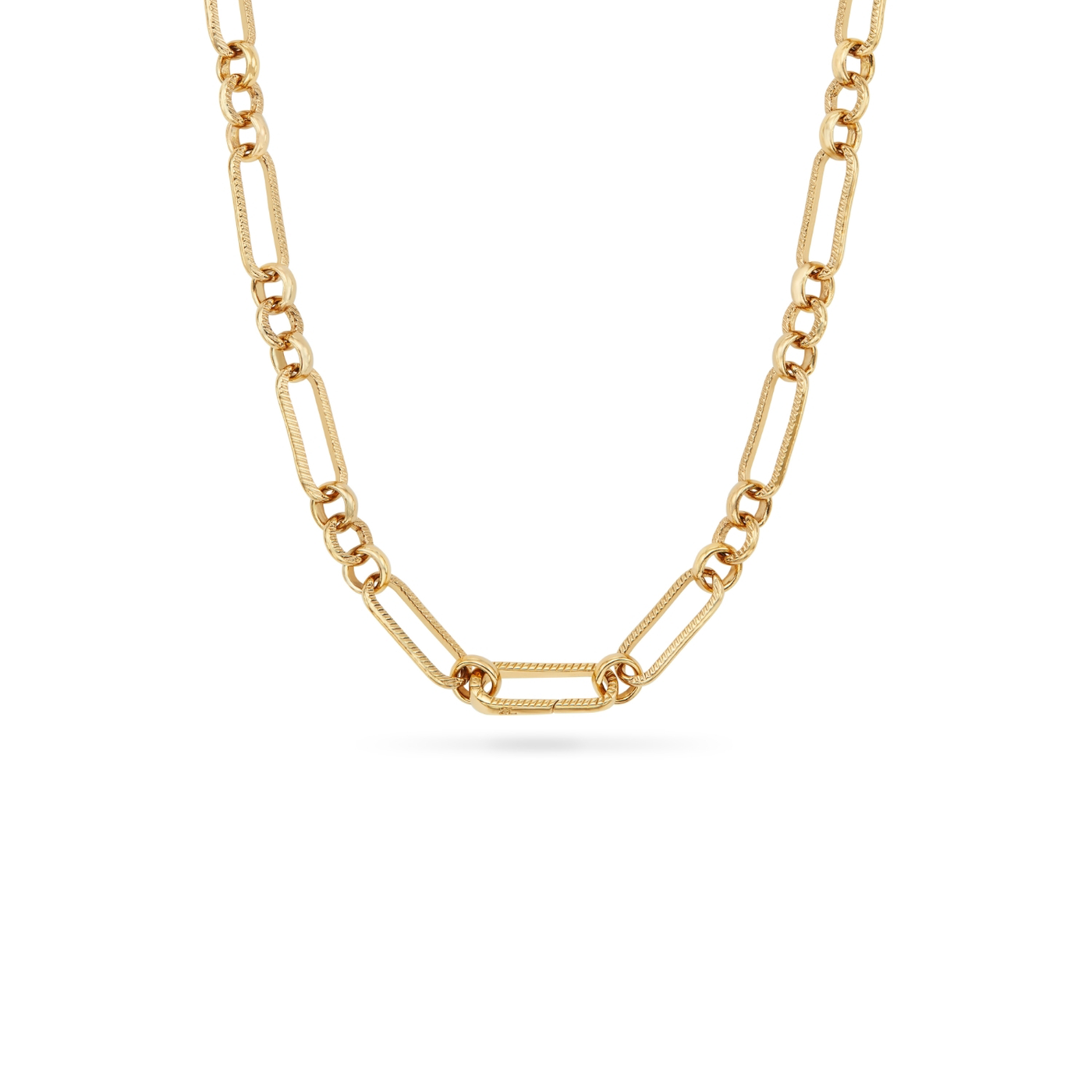 Floating Birthstone Locket Necklace (Gold)