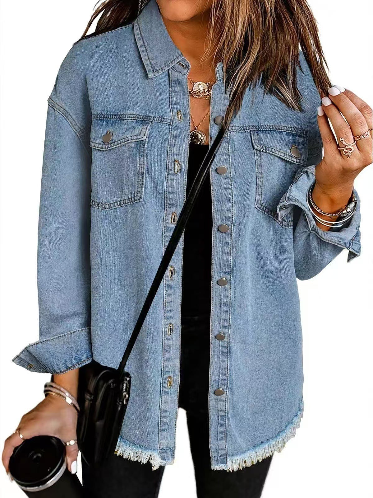 Katja™ | Klassische Jeansjacke
