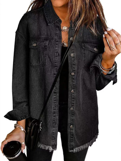 Katja™ | Klassische Jeansjacke