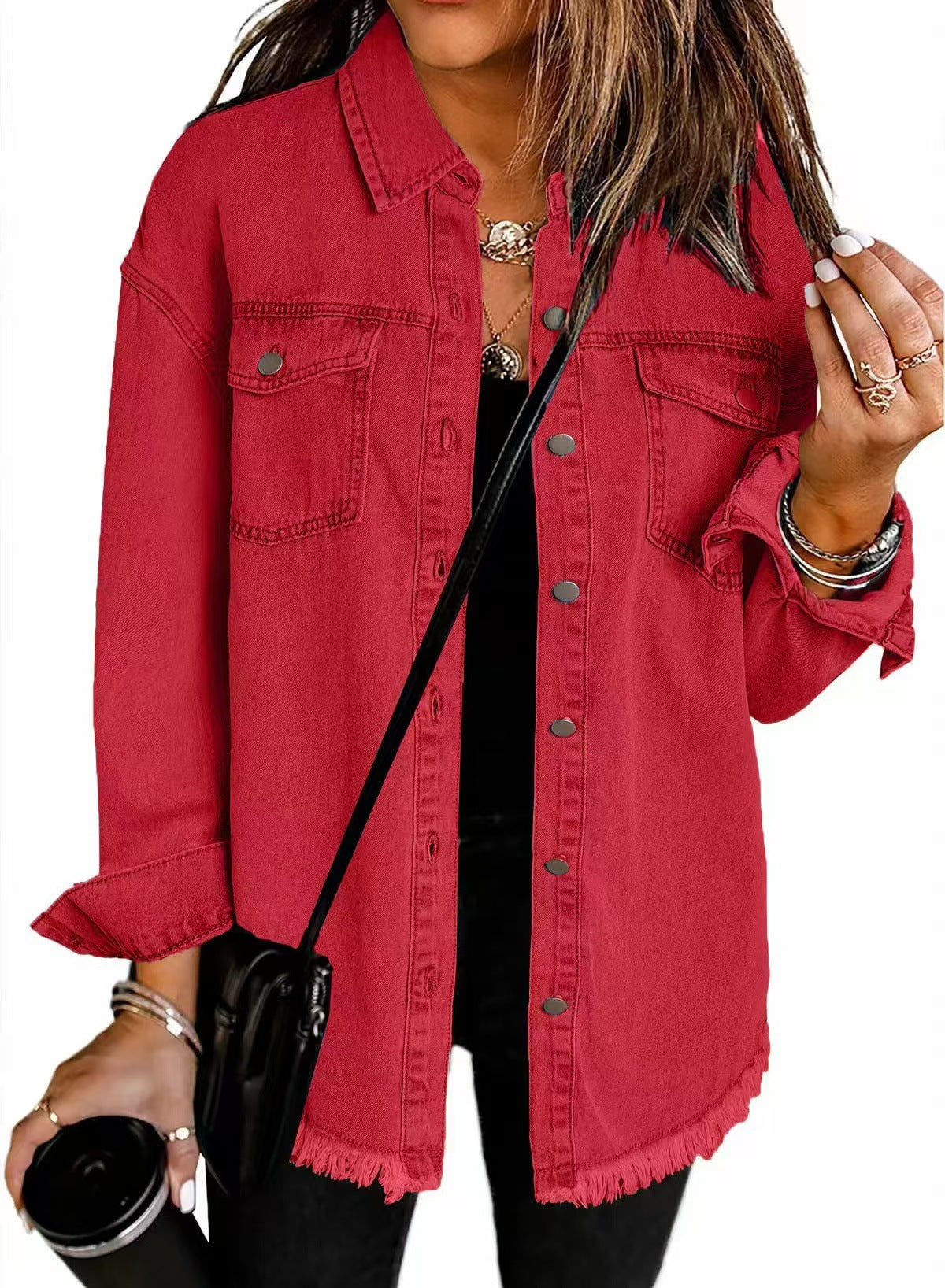 Katja™ | Klassische Jeansjacke