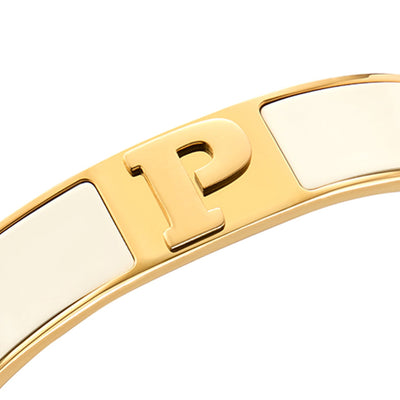 Icon Initial Bangle (Gold)
