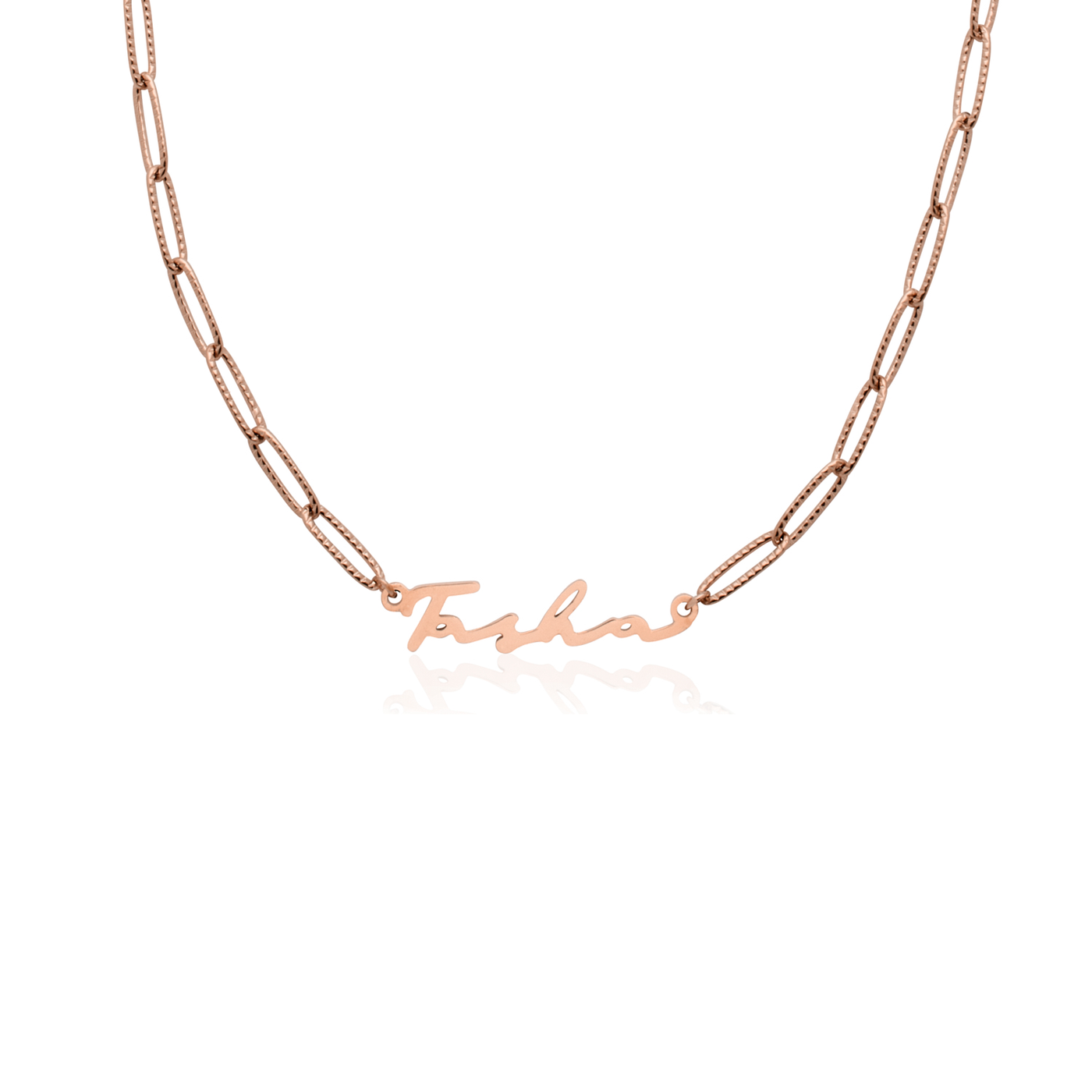 Signature Name Necklace (Rose Gold)