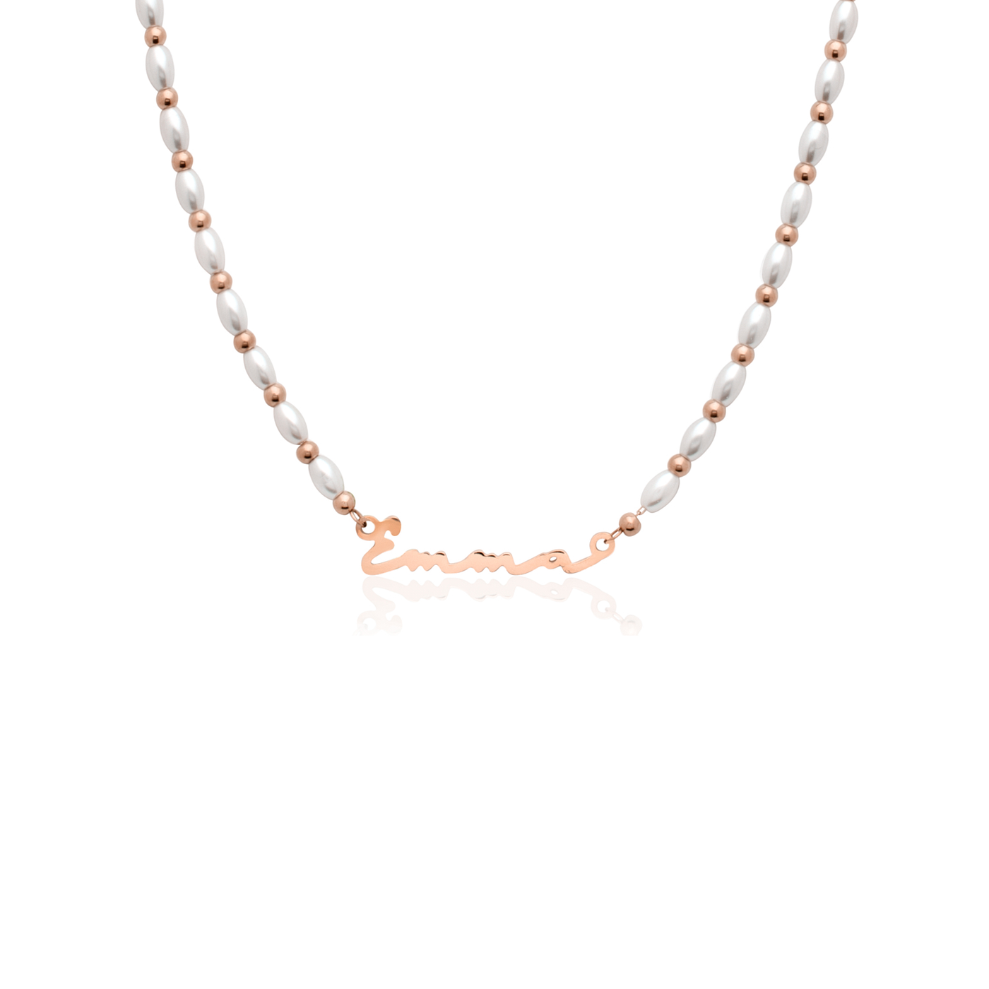 Signature Name Necklace (Rose Gold)