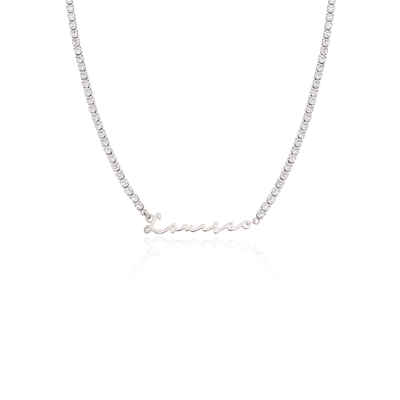 Signature Name Necklace (Silver)