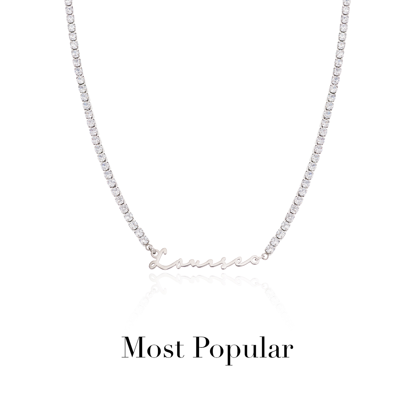 Signature Name Necklace (Silver)