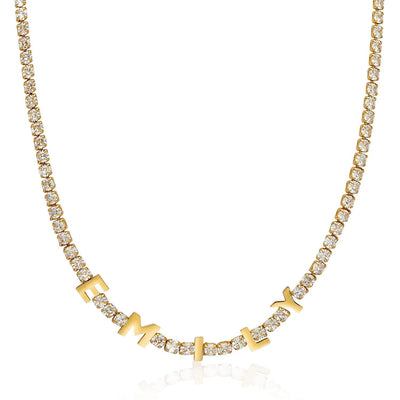 Made Mine Name Necklace (Gold)