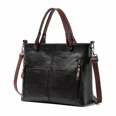 Hildegard™ | Schultertasche im Vintage-Stil