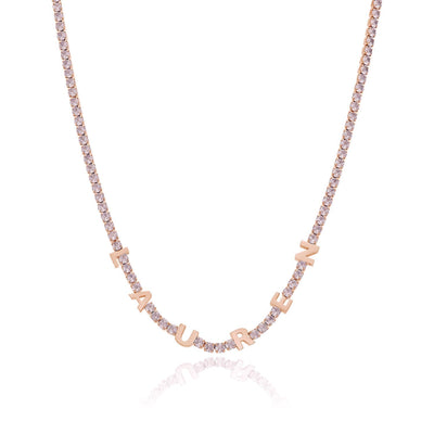 Made Mine Name Necklace (Rose Gold)