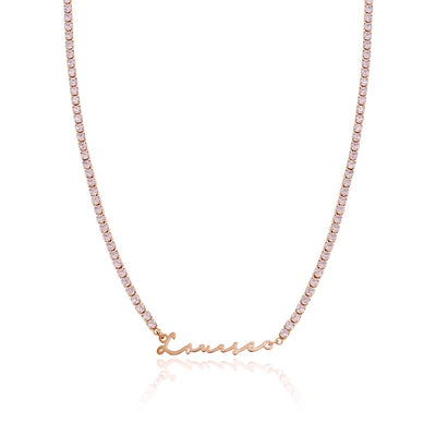 Signature Name Necklace (Rose Gold)