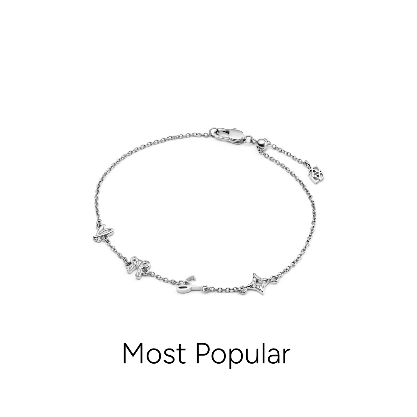 Made Mine Charm Bracelet (Silver)