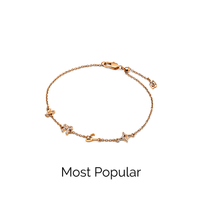 Made Mine Charm Bracelet (Rose Gold)