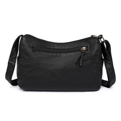 Naya | Vintage Leder Umhängetasche mit mehreren Fächern