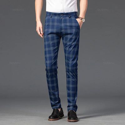 Elegante karierte Hose